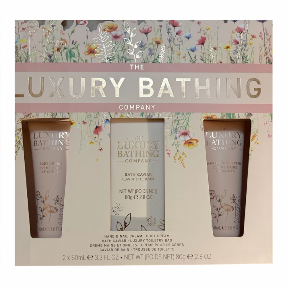Peony, Peach & Raspberry Bath Gift Set - Picture 3 of 3
